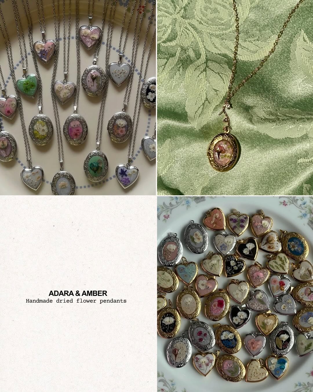 Sculptural and locket earring selection